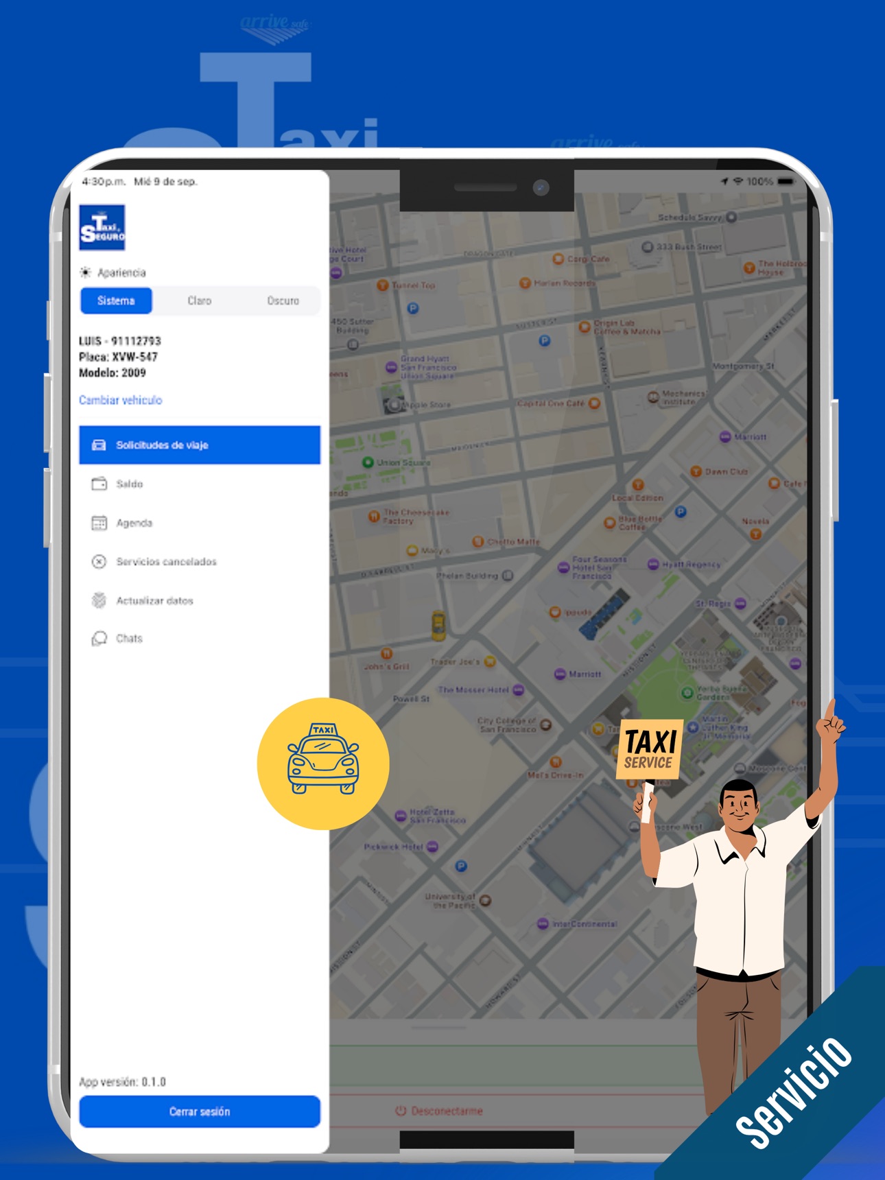 Screenshot 8 of Taxi Seguro App Conductor