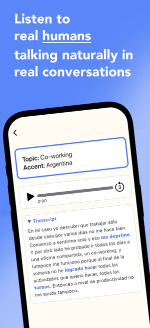 Spoken: Language practice screenshot 2