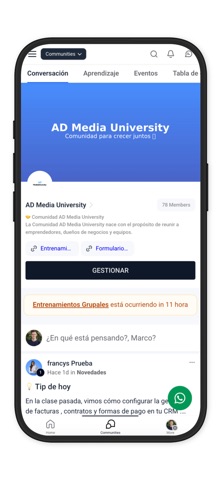 AD Media University iPhone screenshot