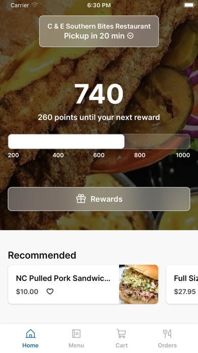 C&E Southern iPhone screenshot 1 - Food & Drink app