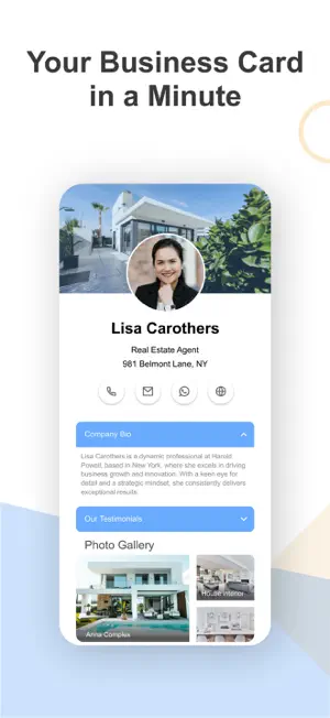 Cardiast Digital Business Card screenshot 1