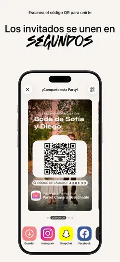 Captura de pantalla de Party! Cámara Desechable en iPhone 3