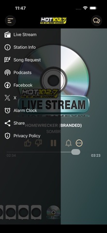 Hot 102.7 LIVE Screenshot 2 of 5