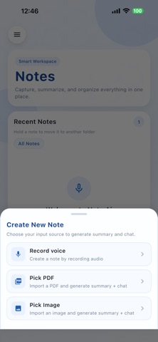 NoteX Ai Meeting Notes Screenshot 1 of 3