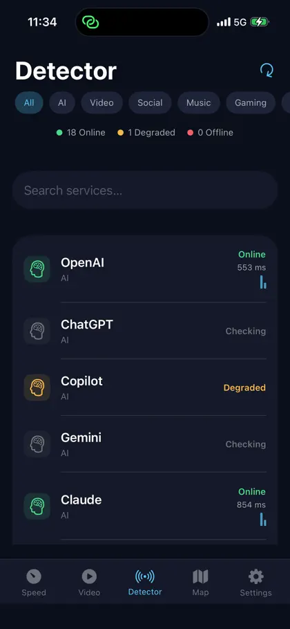 Screenshot 5 di 5 di VPN Огонь  - Speed vpn 2027