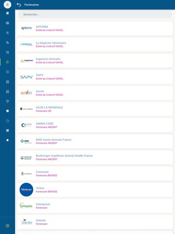Universites SNVEL iPad screenshot