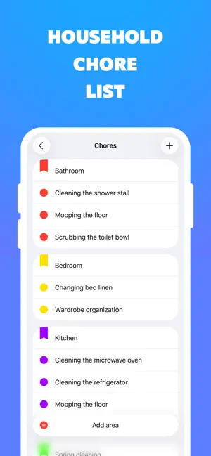 Homy. Household Chores Tracker screenshot 2