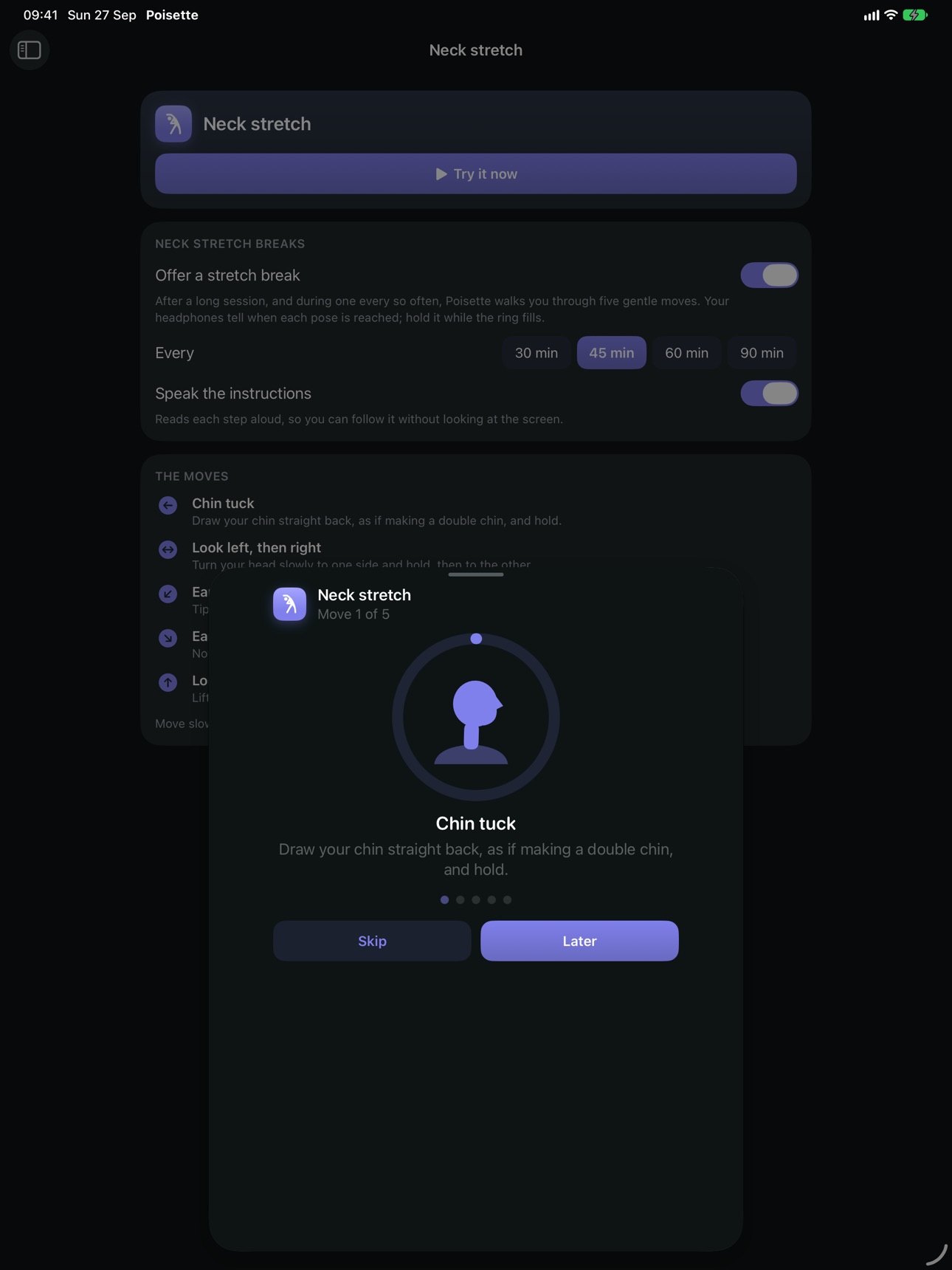 Screenshot 6 of Poisette: Posture Coach