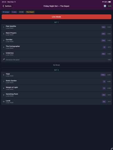 BandChat - Band Manager iPad screenshot