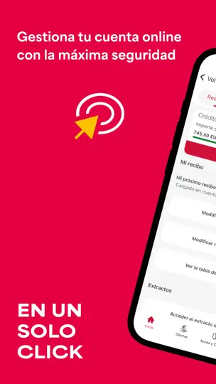 Captura de pantalla de Cofidis España en iPhone 7