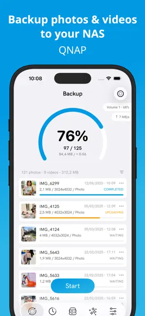 QPhoto Backup screenshot 1