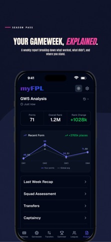 myFPL: Live Points & Optimiser Screenshot 5 of 9