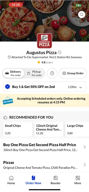 Augustus Pizza screenshot 2
