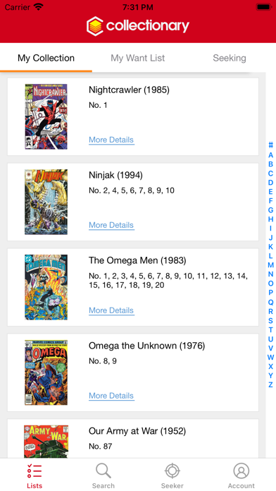 Collectionary 4comics Screenshot
