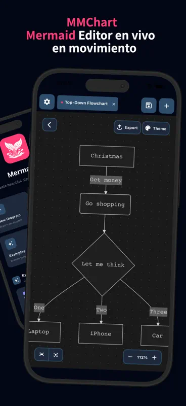 Mermaid Editor - MMChart Live screenshot 1 of 7