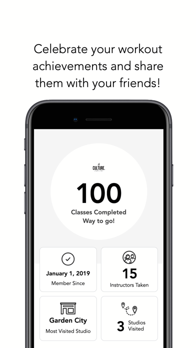 CULTURE. App iPhone screenshot 4 - Health & Fitness app