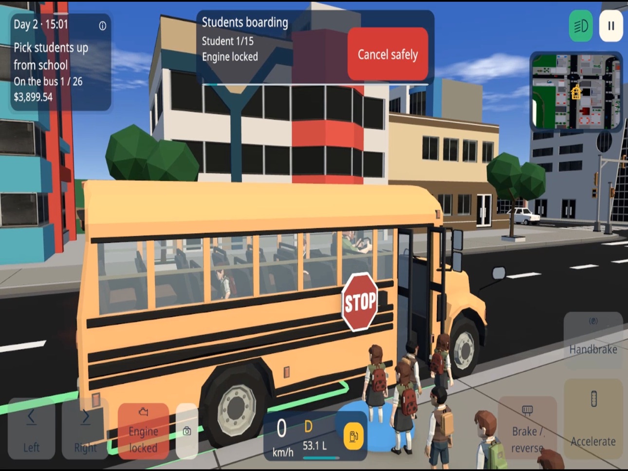 Screenshot 9 of School Bus Simulator Pro