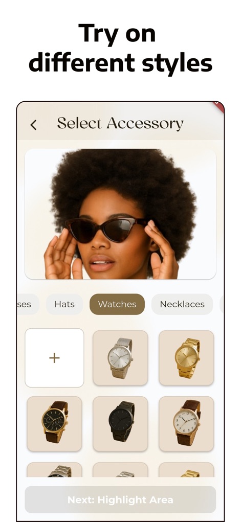 AI Virtual Try On Accessories - Lifestyle App | MWM