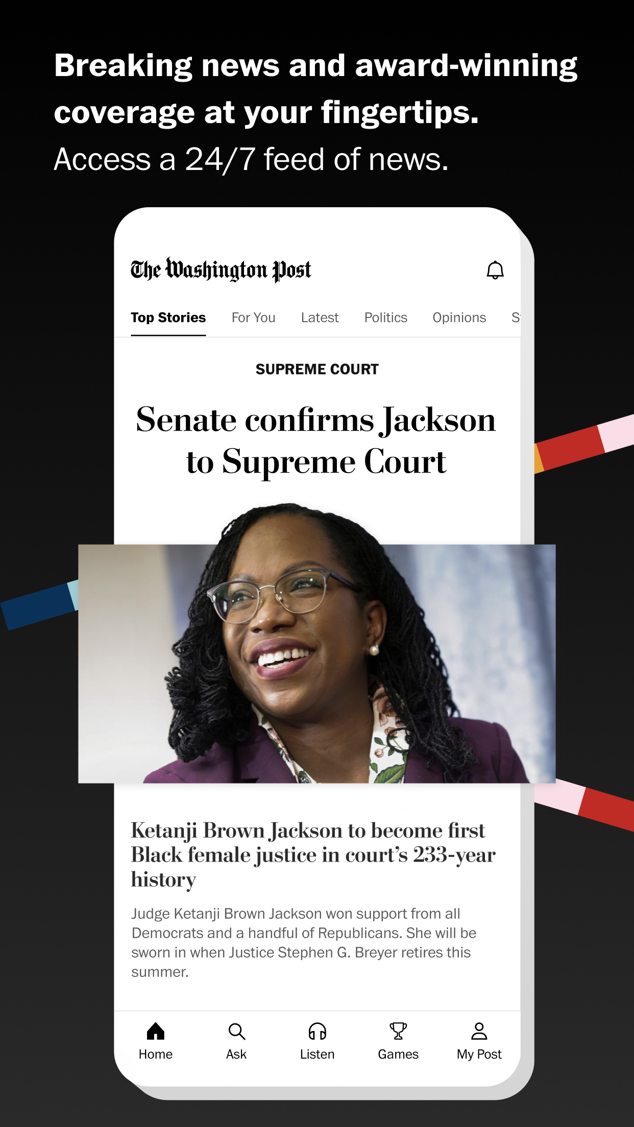 Washington Post screenshot 1