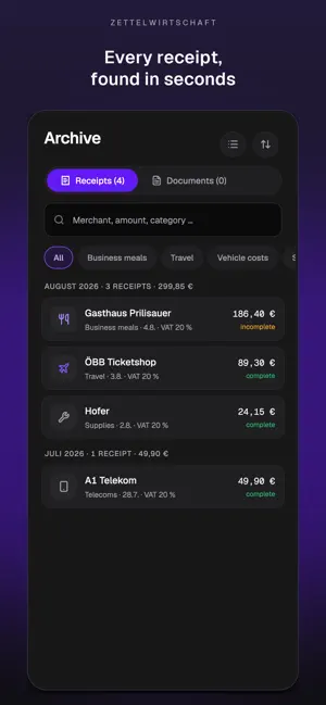 Zettelwirtschaft Mobile screenshot 2