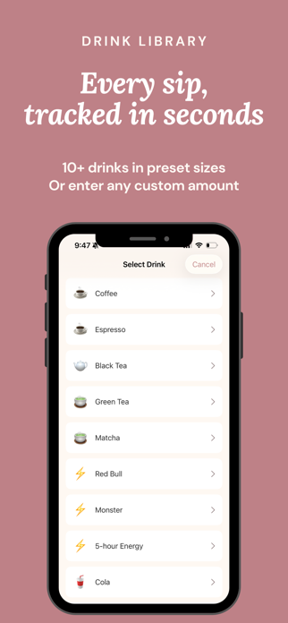 MyCaffLog - Caffeine Tracker Screenshot 4 of 7