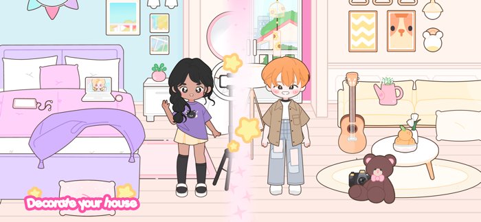 Cozy Doll House Deco Dress up