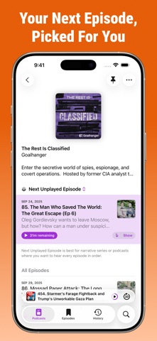 Podcast App: Updates Screenshot 2 of 10