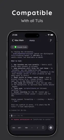 Screenshot von Muxy auf dem iPhone 2