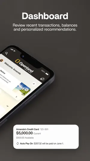 Openland CU Mobile Banking screenshot 2