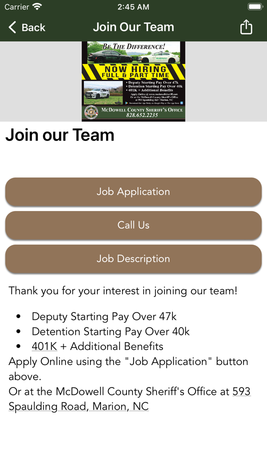 #3. McDowell County Sheriff (iOS) 由: McDowell County Sheriff's Office