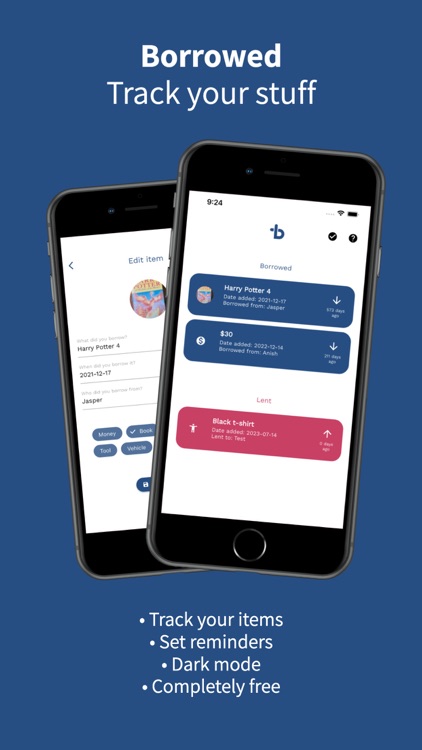 Borrowed - Track your stuff