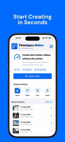 Timelapse maker: Speed Changer screenshot