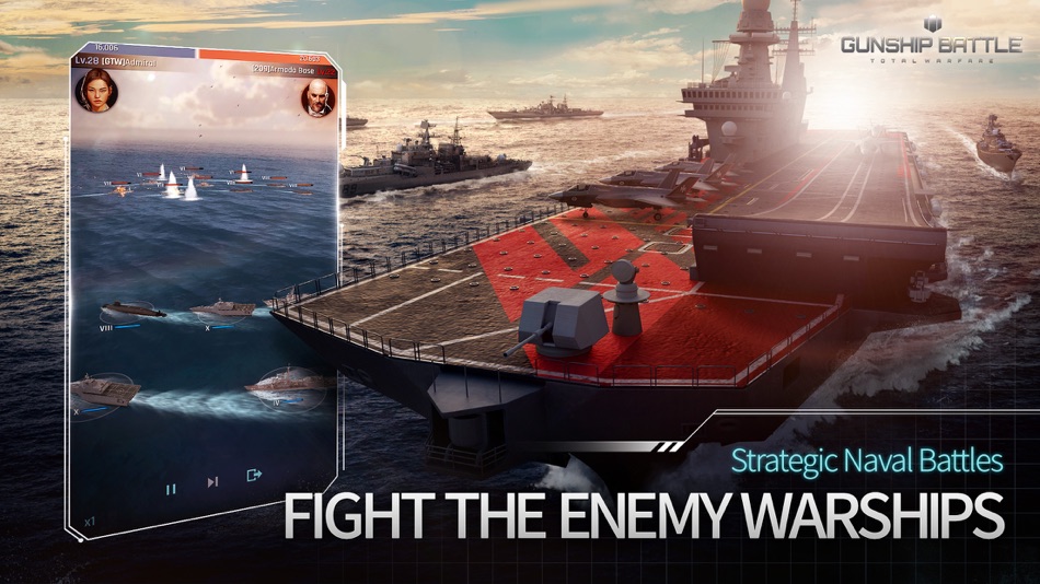 #2. Gunship Battle Total Warfare (iOS) 来自: JOYCITY Corp