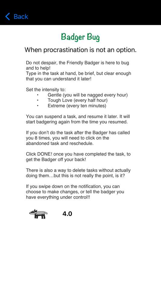 #4. Badger Bug (iOS) 由: Martine Habib