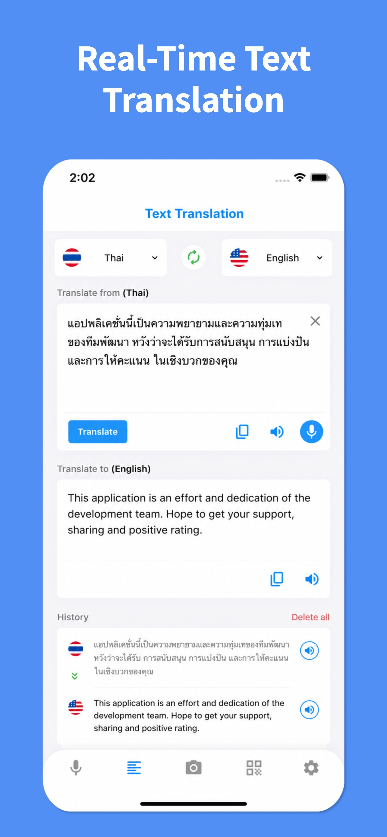 Thai Translator: Voice, Photo