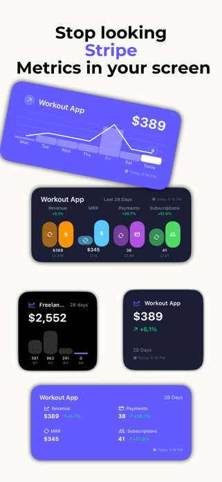 Launchly - Stripe Widget App Screenshot 1 of 4