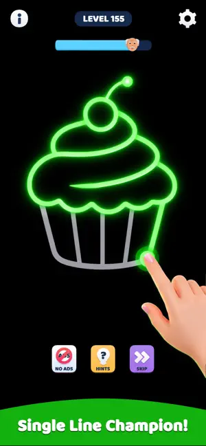 Draw Shape: Single Line Puzzle screenshot 2