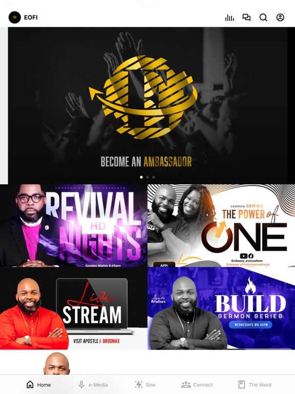 Embassy Church Memphis iPad screenshot 1 - Education app