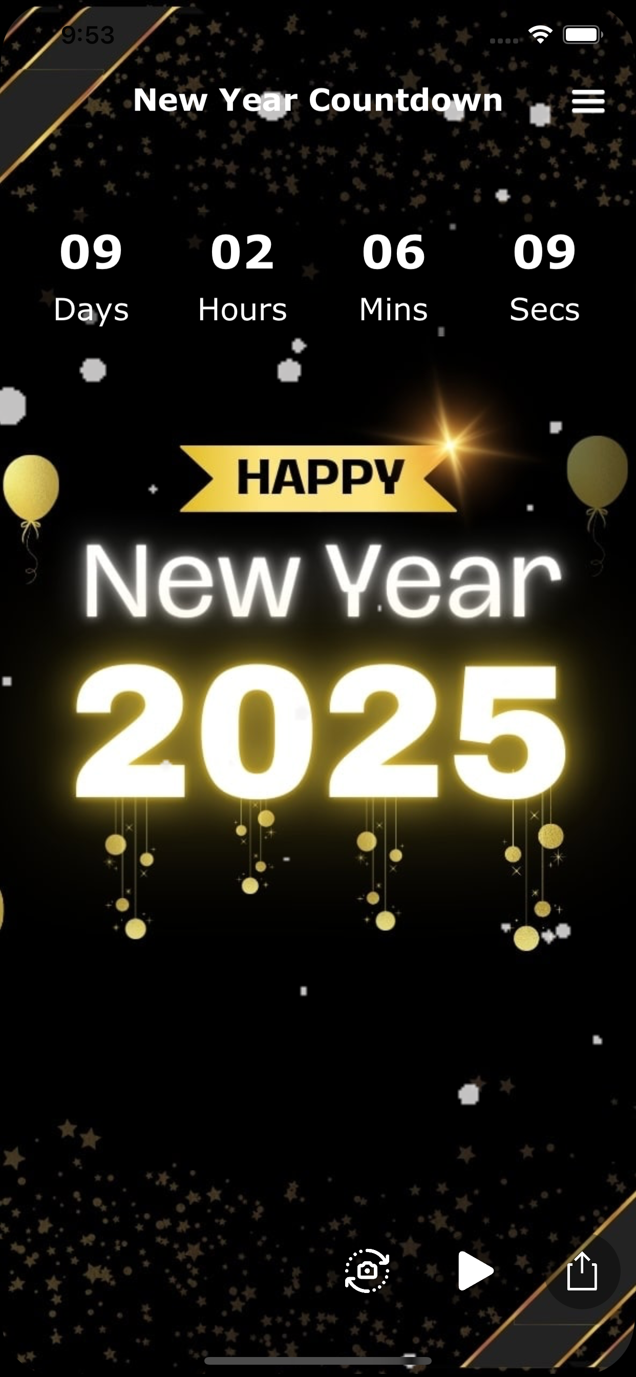 New Year Countdown 2025