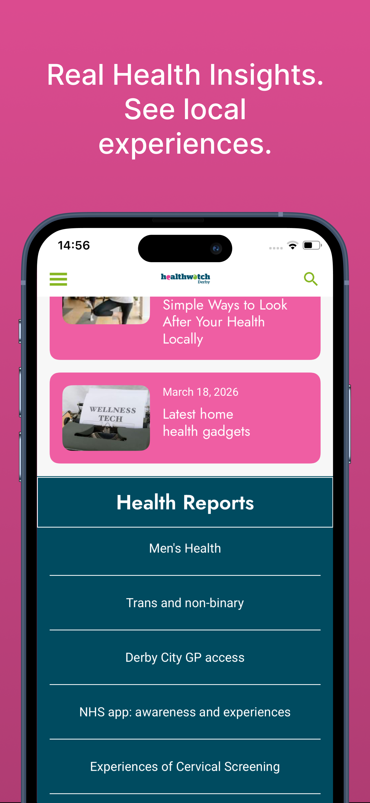 Healthwatch Derby screenshot 5