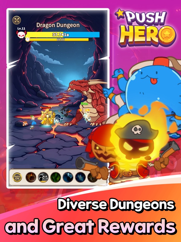 Push Hero: Idle RPG screenshot 10