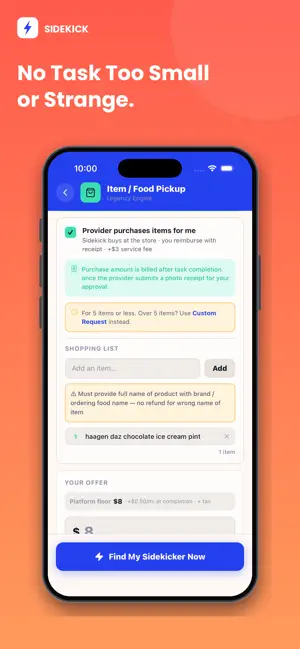 Sidekick-US screenshot 2