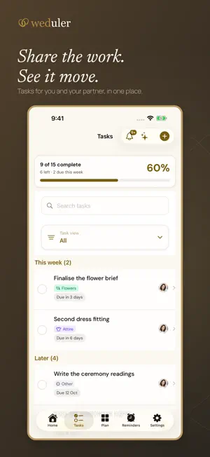 Weduler: Wedding Planner screenshot 2