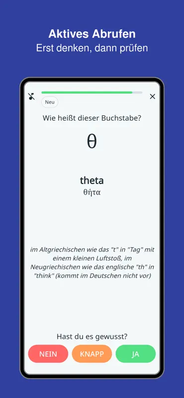 Griechisches Alphabet Trainer screenshot 3 of 7