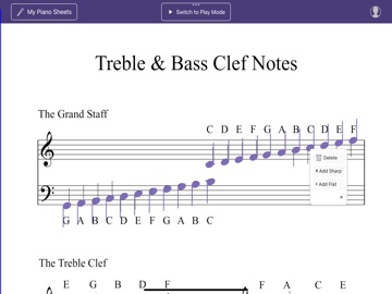 MyPianoSheets iPad screenshot
