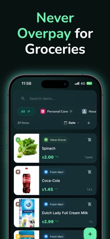 Price Note - Grocery Tracker Screenshot 1 of 6