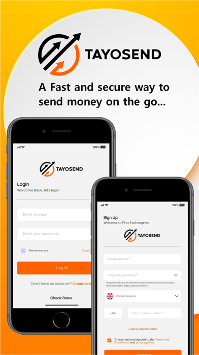 TayoSend app screenshot