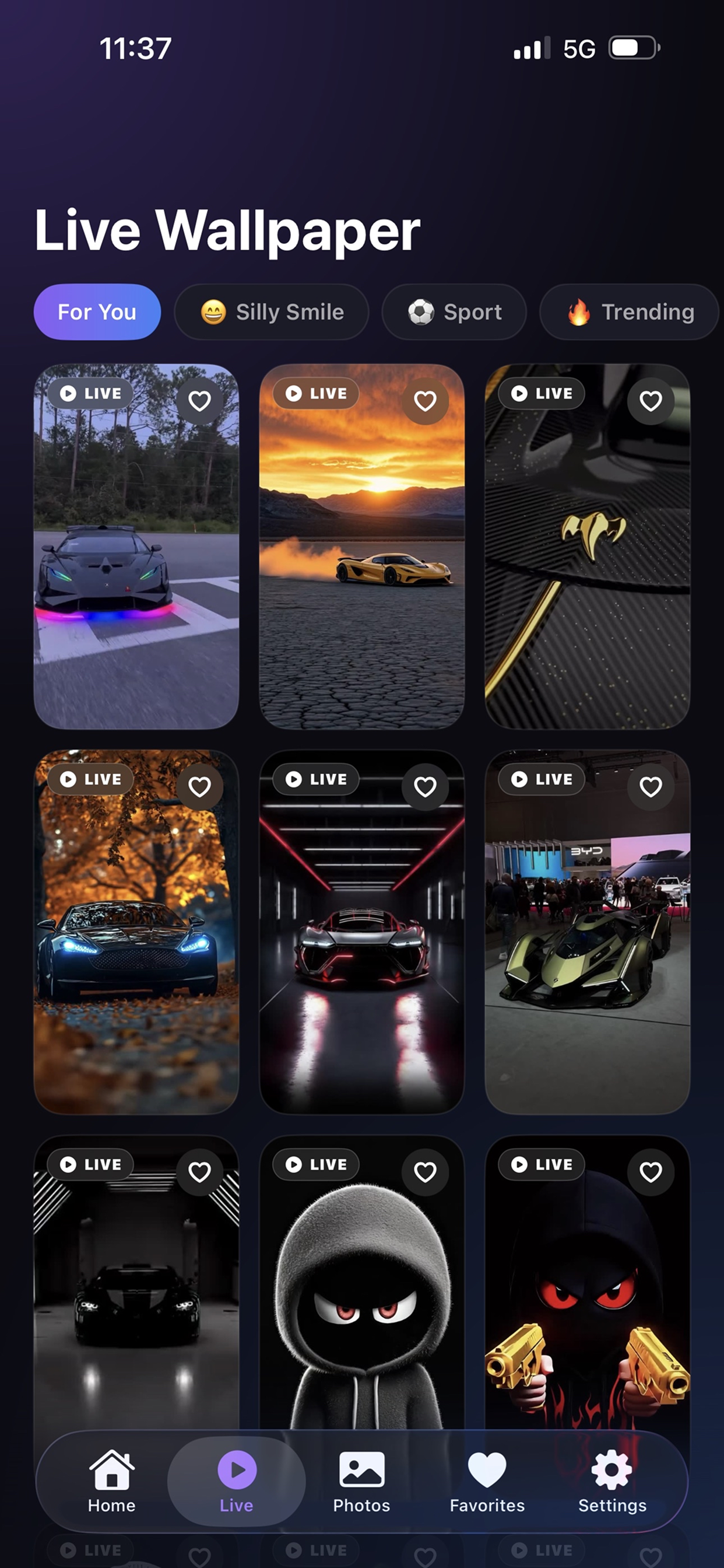 Fun Smile Live Wallpaper screenshot 3