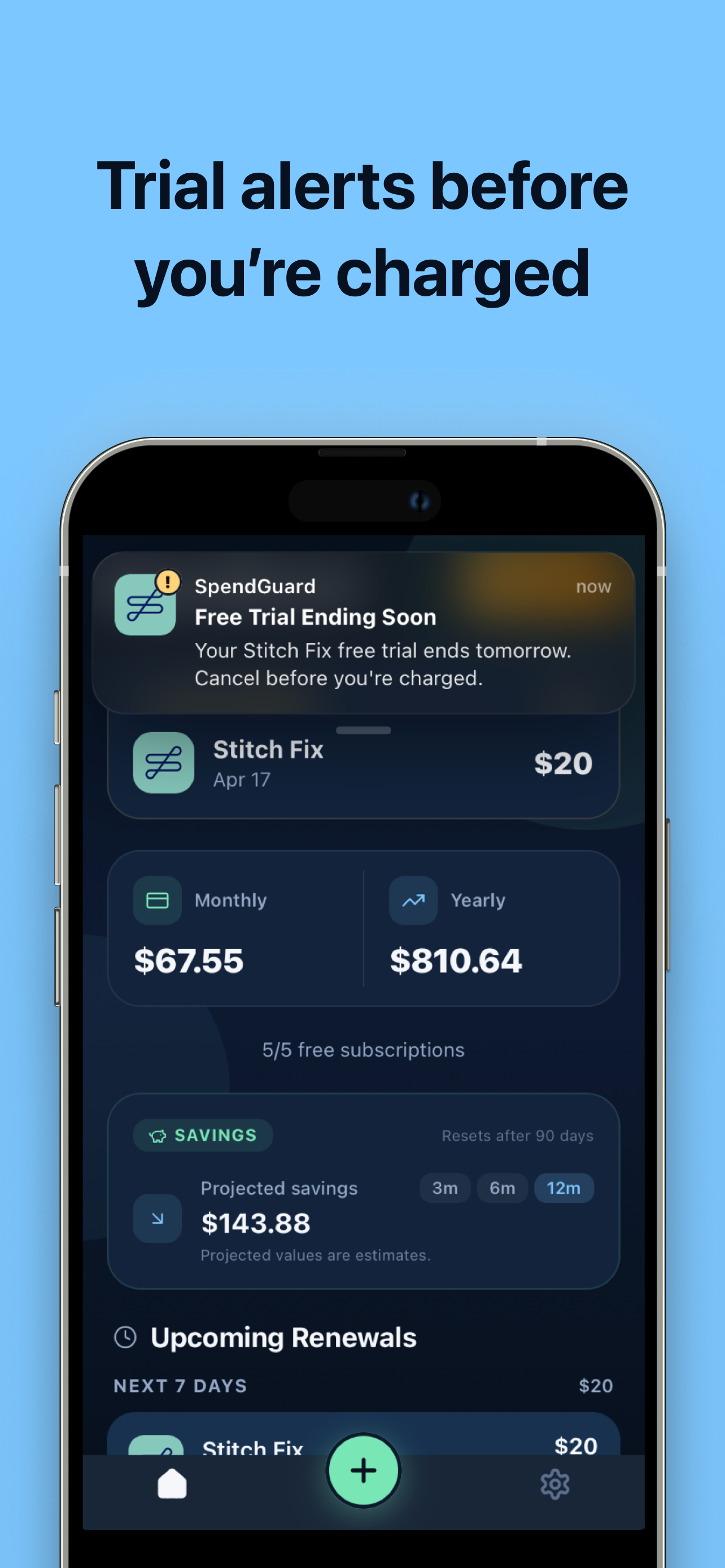 SpendGuard: Sub Tracker