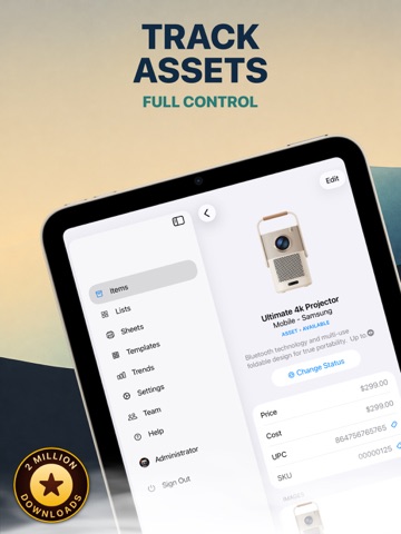 Asset Tracker for Business iPad screenshot